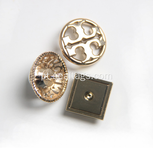 Botões de metal de liga de botão de forma de cogumelo para vestuário